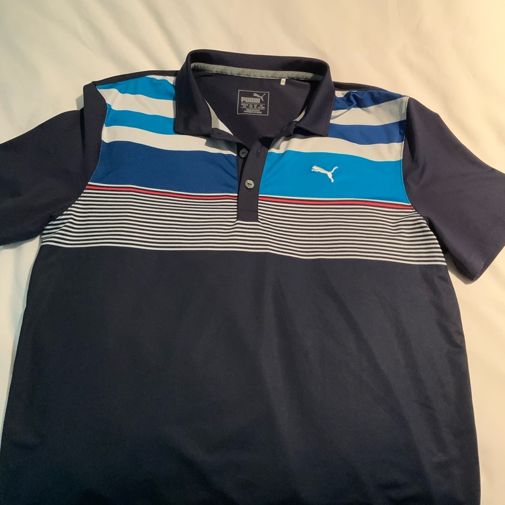 Puma Golf Shirt Boys Size Large